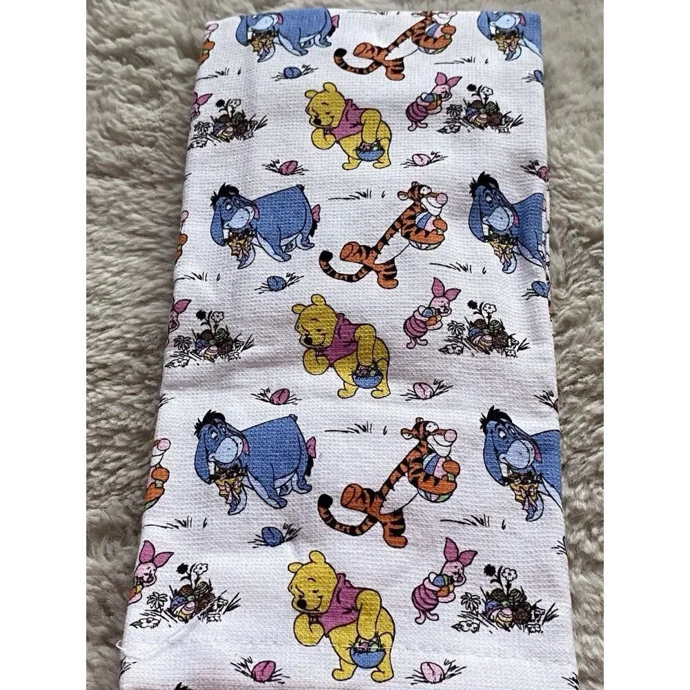 2 Pack Disney Winnie the Pooh & Friends Easter‎ Kitchen Towels 16 X 26” NEW